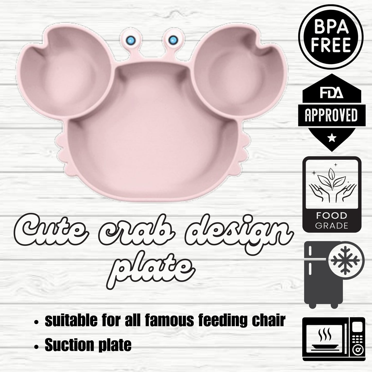 silicone baby feeding set, 9Pcs Silicone Baby Feeding Set, Baby Led Weaning Supplies, Eating Essentials Utensils with Suction Bowl Divided Plate, Pocket Bib, Sippy Cup with Lid,Eating Utensils for 6+ Months smoke pink