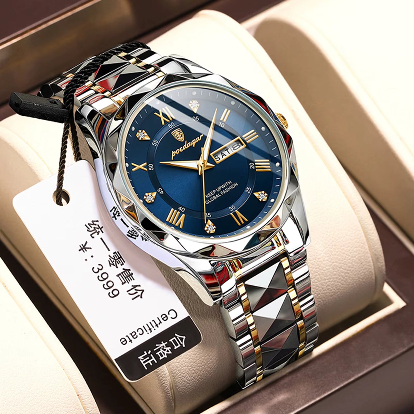 Round Quartz Watch for Men & Women
