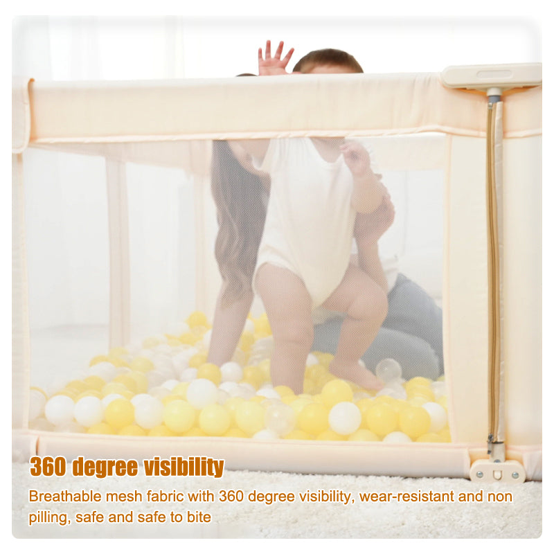 Kids Play Pen Oxford Fabric Baby Toddler Big Fence Safty Children Activity Area Playpen 150x180 cm