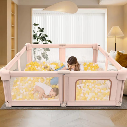Kids Play Pen Oxford Fabric Baby Toddler Big Fence Safty Children Activity Area Playpen 150x180 cm