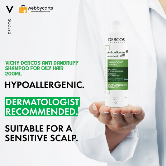 Vichy Dercos Anti Dandruff Shampoo For Oily Hair 200ml